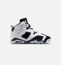 Air Jordan 6 Retro Black and White Grade School Lifestyle Shoes (GS)