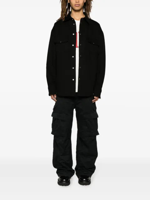 Purple Brand padded twill shirt jacket