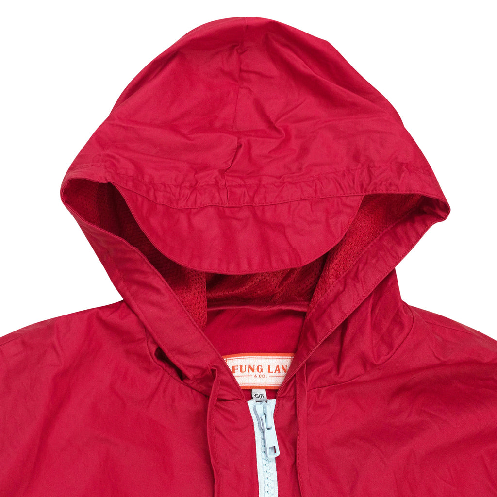 HALF ZIP ANORAK RED/BLUE JACKET