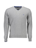 Harmont & Blaine embroidered-logo V-neck sweater