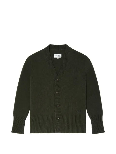 MM6 Maison Margiela wool V-neck cardigan