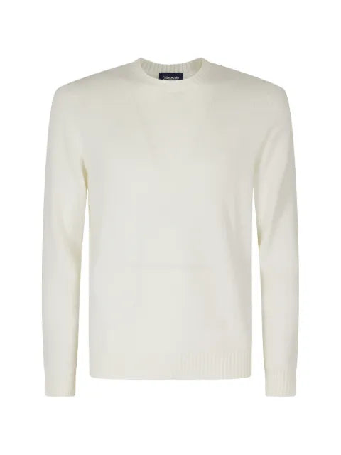 Drumohr crew neck ribbed-trim sweater