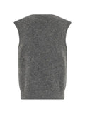 AMI Paris sleeveless V-neck sweater