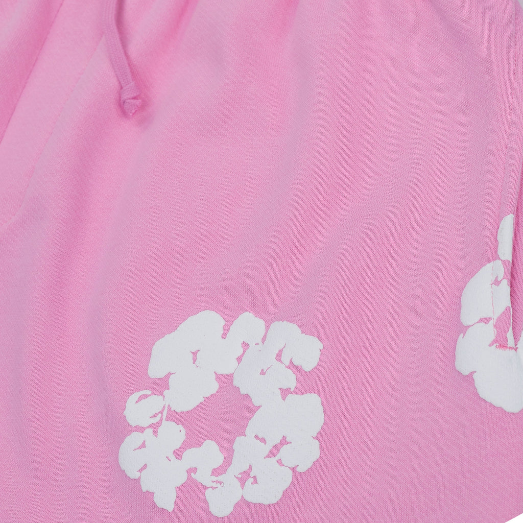 Pink Cotton Wreath Shorts