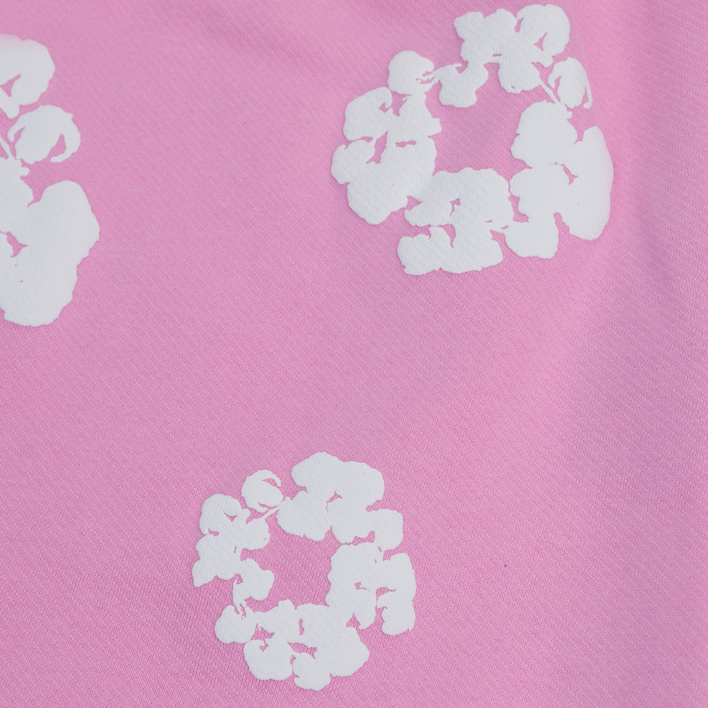 Pink Cotton Wreath Shorts