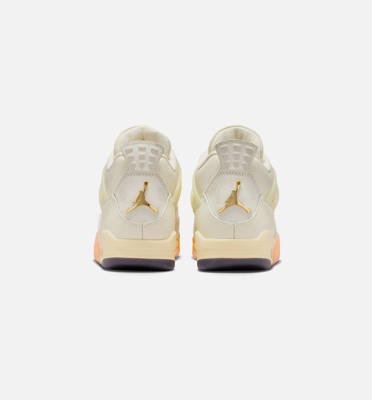 Air Jordan 4 Retro Womens Lifestyle Shoe - Coconut Milk/Metallic Gold/Muslin/Bright Mango/Sundial/Black