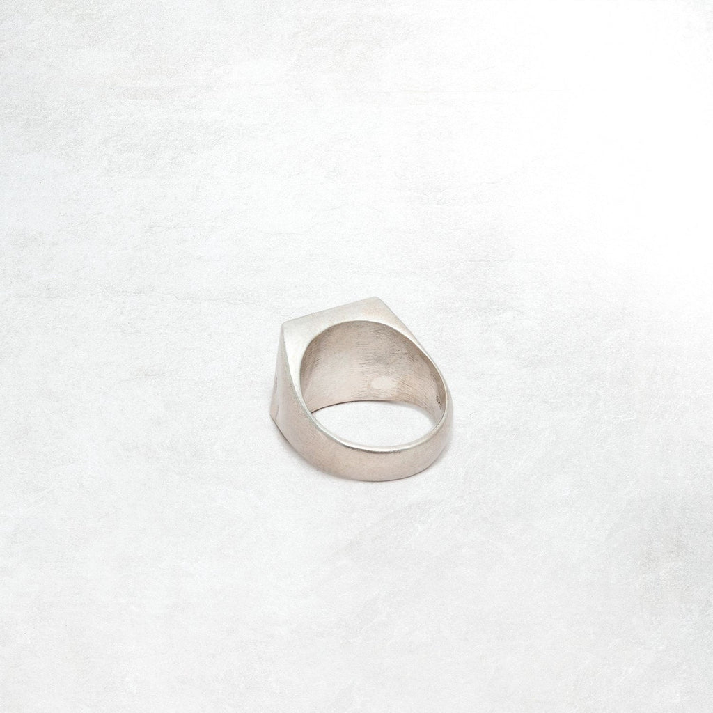 Heresy Palm Ring: Oxidised Silver