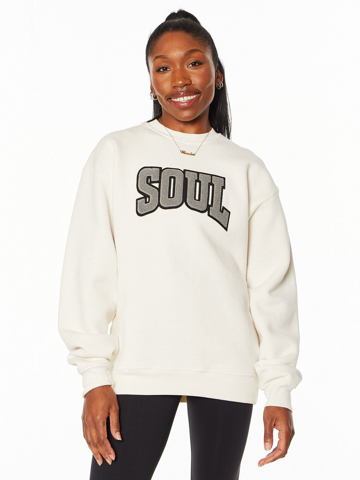 SAM CREW NECK ECRU