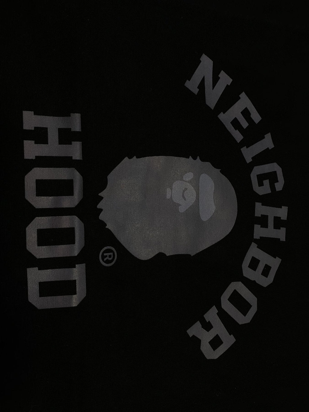 BAPE Neighborhood Hood Ape Head Graphic T-Shirt