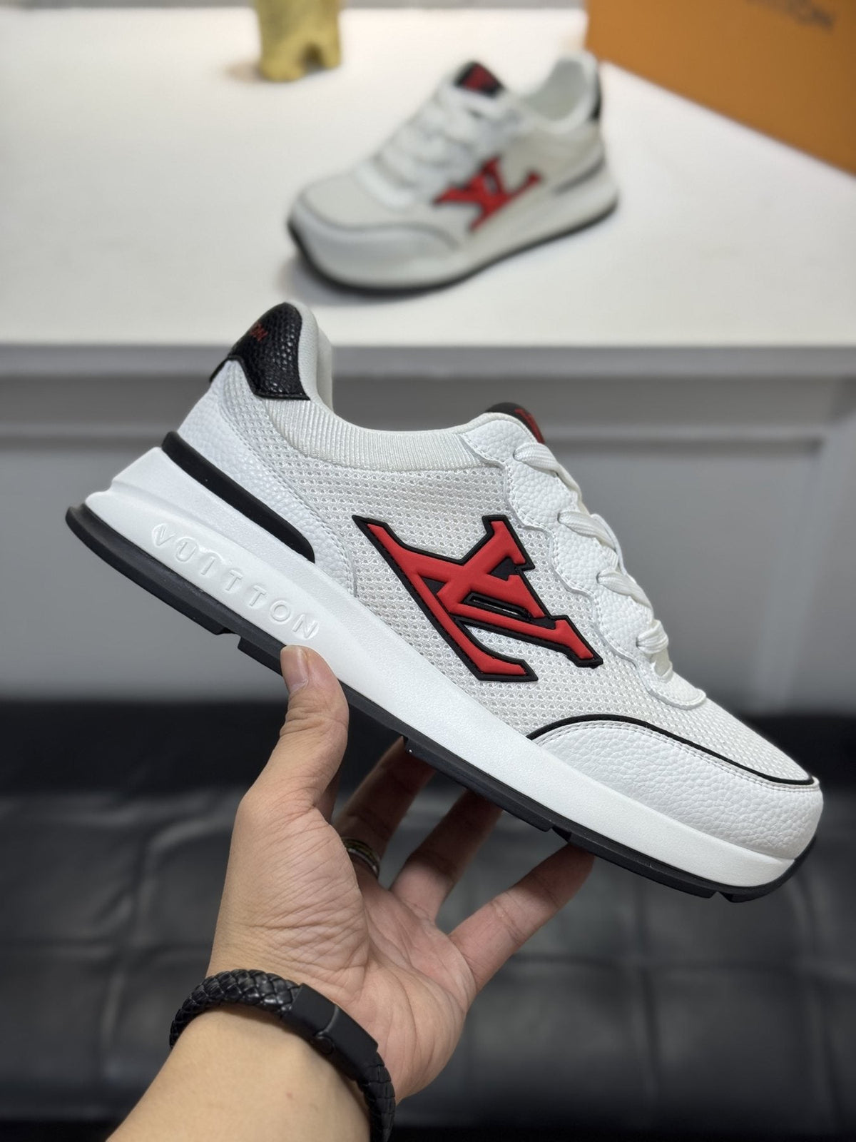 Louis Vuitton Low-Top Logo Sneakers