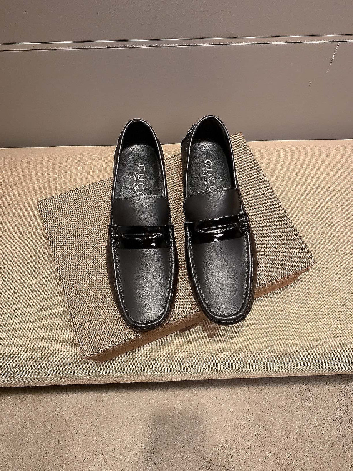 Gucci Black Hardware Loafers