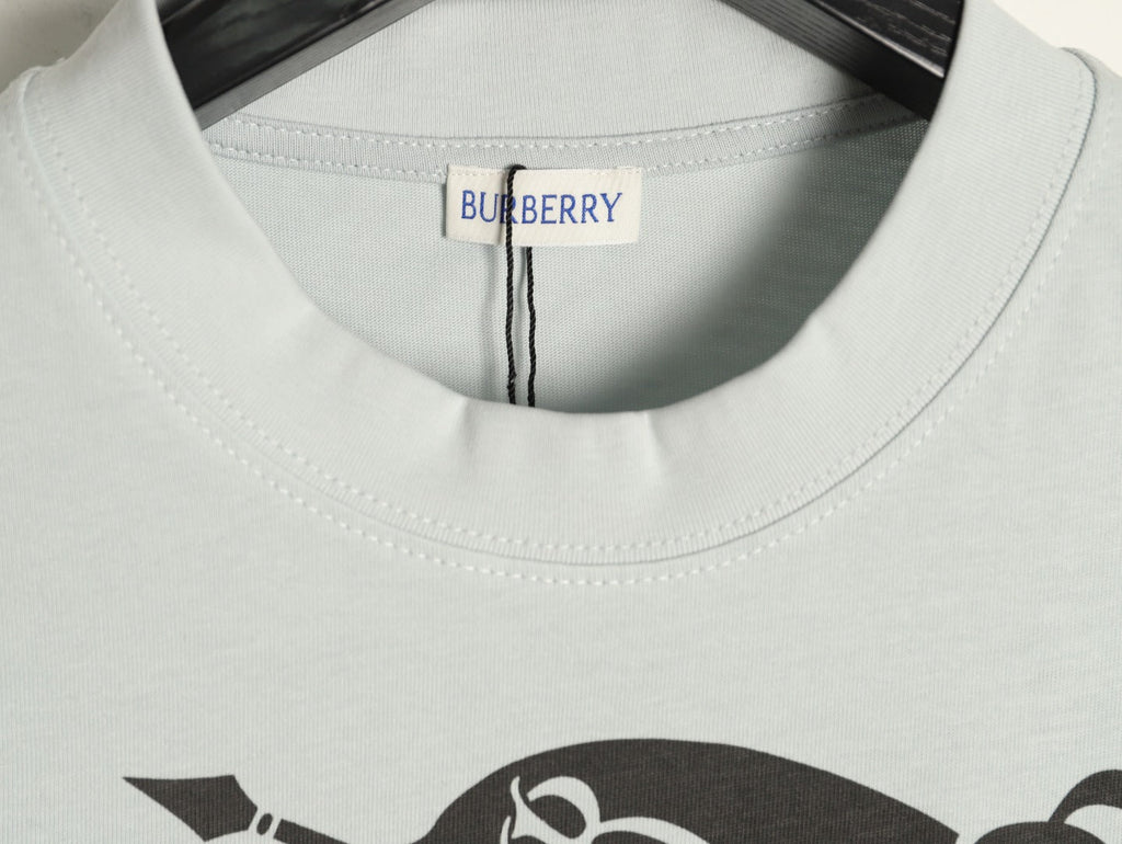 Burberry Equestrian Knight Graphic Short-Sleeve T-Shirt - Off-White