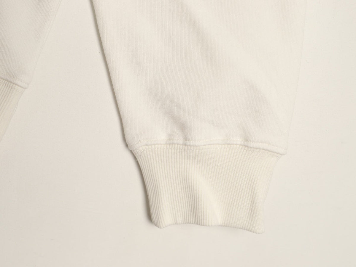 Louis Vuitton Zipper-Pocket Crewneck Sweatshirt - Cream